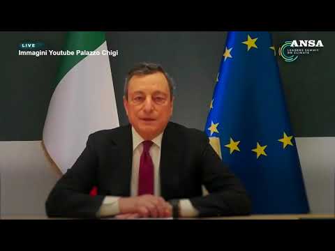 Clima, Draghi: “Insufficiente quanto fatto finora, dobbiamo invertire la rotta”