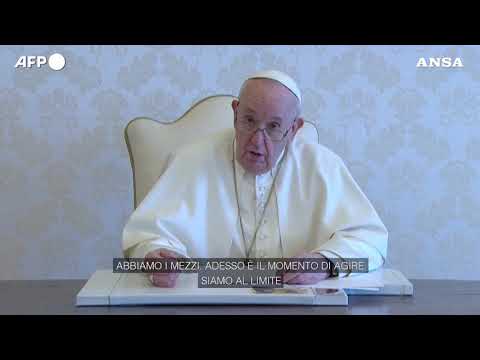 Papa Francesco: “Covid e clima due catastrofi globali, e’ il momento di agire”