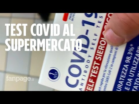 Il test Covid arriva al supermercato: “Non sostituiranno i tamponi”