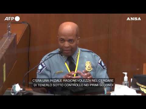 Floyd, il capo della polizia di Minneapolis: l’uso della forza “doveva fermarsi prima”