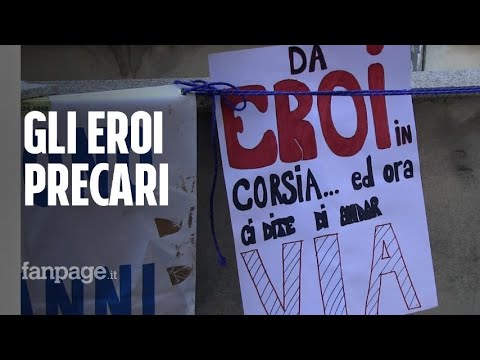 Covid, sanitari precari: “Volevano darci il premio Nobel, rischiamo di restare senza contratto”
