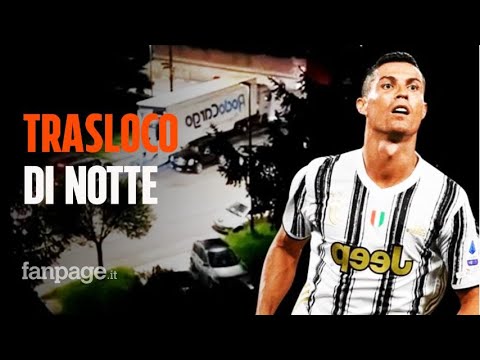 Cristiano Ronaldo trasloca le sue supercar di notte, è addio alla Juventus?