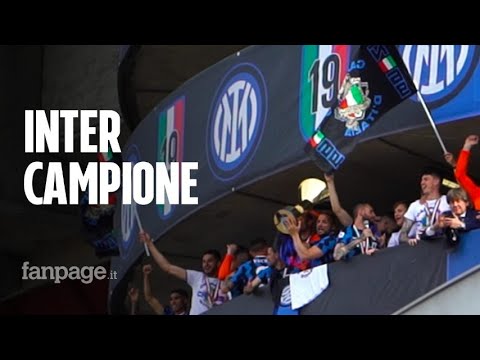 Inter campione d’Italia, la festa Scudetto con migliaia di tifosi a San Siro