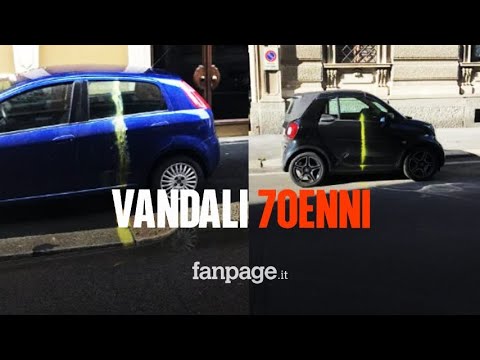 Milano, vandali 70enni imbrattano le auto che posteggiano vicino al loro portone