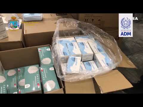 Covid, alla Spezia sequestrati 12 milioni di mascherine e guanti in un anno