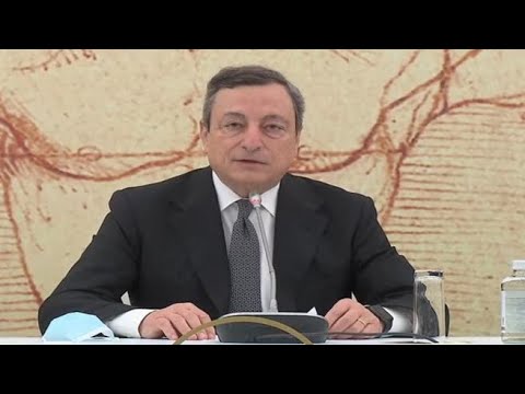 Draghi: «La pandemia ci ha costretto a chiuderci, pronti a ridare il benvenuto al mondo»