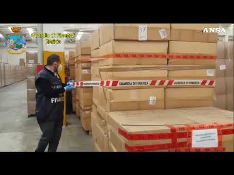 Gorizia, sequestrati altri 50 milioni di mascherine in Italia