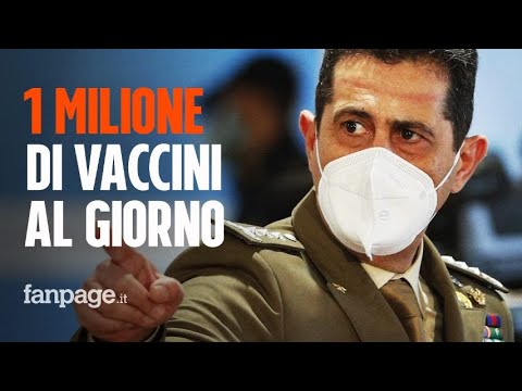 Campagna vaccinale, Figliuolo fissa un nuovo obiettivo: a giugno 1 milione di dosi al giorno
