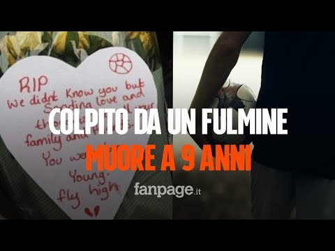 Inghilterra, colpito da un fulmine sul campo da calcio: a 9 anni muore durante l’allenamento