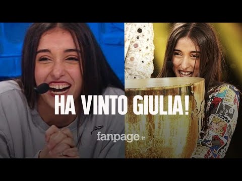 Amici 2021, Giulia Stabile è la vincitrice: ha battuto il fidanzato Sangiovanni