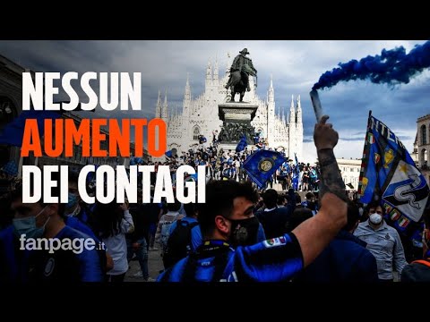 Festa dell’Inter in Piazza Duomo, nessun aumento dei contagi: “Più rischioso stare al chiuso”
