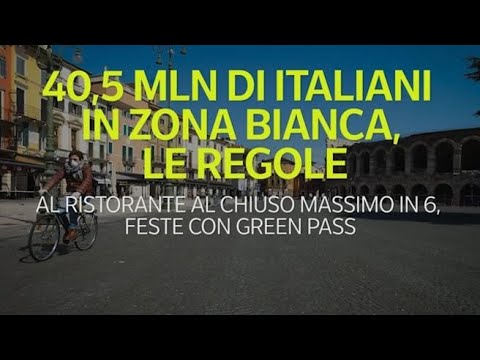 40,5 milioni di italiani in zona bianca, le regole
