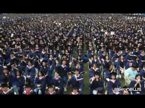 A Wuhan la mega consegna dei diplomi di laurea a 11.000 studenti