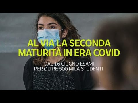 Al via la seconda maturità in era Covid: dal 16 giugno esami per oltre 500 mila studenti