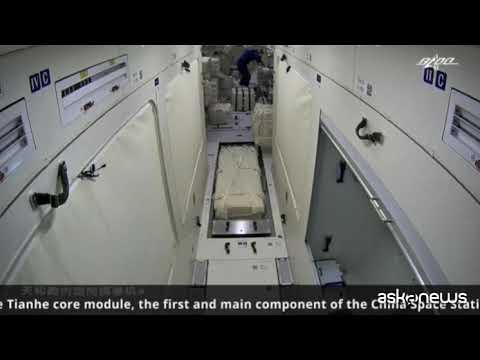 Spazio, l’ingresso dei 3 taikonauti nella nuova Tiangong-3