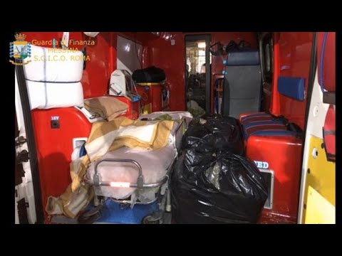 Messina, trasportavano marijuana con l’ambulanza: 8 arresti