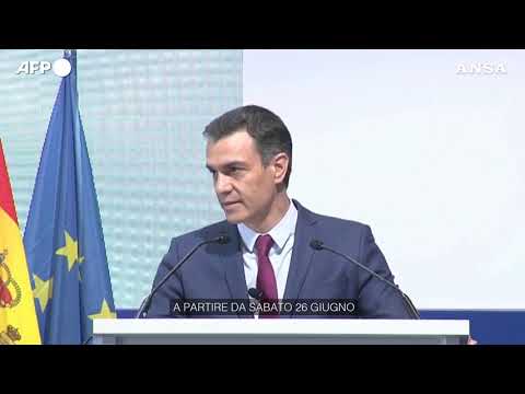 Mascherine all’aperto, la Spagna toglie l’obbligo dal 26 giugno