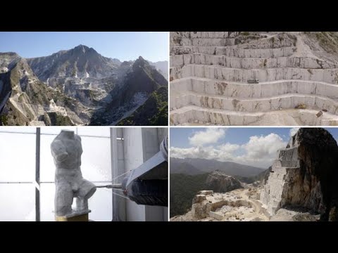 In Michelangelo’s marble quarries, the sculptor is now a robot
