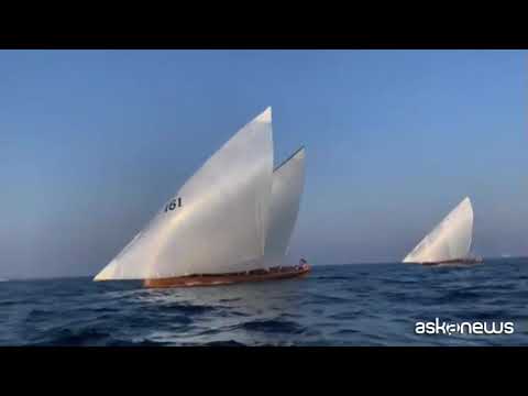 La tradizionale regata di Al-Gaffal nel Golfo Persico