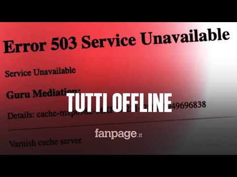 Error 503 e Guru Meditation: irraggiungibili Twitch, The Guardian e centinaia di siti