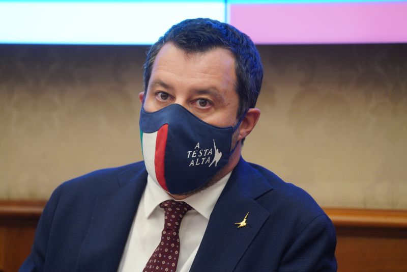 Salvini “No a obbligo vaccino per giovani e pass per la pizza”
