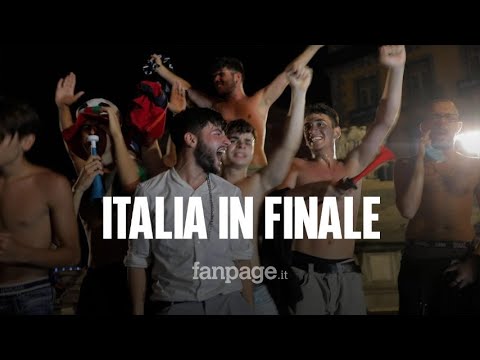 L’Italia batte la Spagna e vola in finale agli Europei:esplode la festa a Napoli