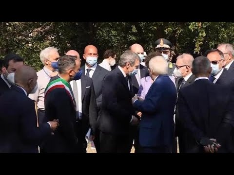 Fossoli, Von der Leyen e Sassoli commemorano strage nazista