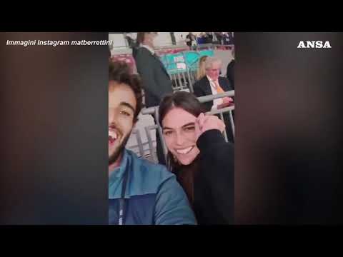 Berrettini, dopo Wimbledon a Wembley, festeggia la vittoria dell’Italia agli Europei