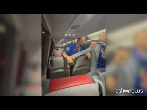 L’inno d’Italia anche sul bus, Bonucci posta la gioia azzurra