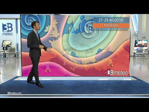 Tendenza meteo per l’ultimo weekend di agosto