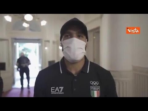 I campioni olimpici della staffetta 4×100 testimoni della campagna vaccinale anti Covid