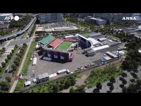 Arrampicata, basket e infine calcio: lo stadio si trasforma tra Olimpiadi e Paralimpiadi