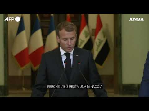 Macron in Iraq: “Non abbassare la guardia sull’Isis”