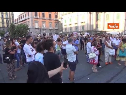 Manifestazione No Green Pass a Napoli, Le immagini