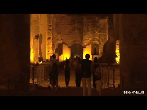 “Caracalla Effetto Notte”, visite e performance sotto le stelle