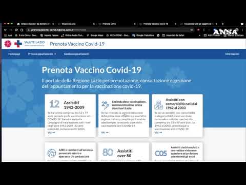 Ancora fuori uso il portale della regione Lazio, ma attive le prenotazioni di vaccini e tampone
