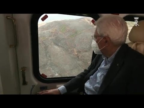 Il Presidente Mattarella nell’Oristanese: il volo in elicottero per osservare dall’alto le zone…