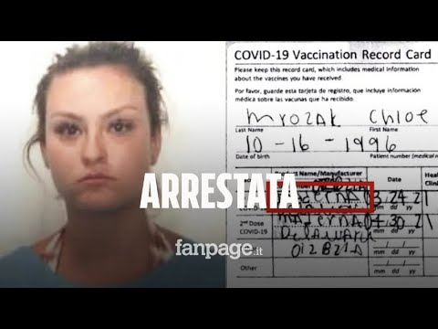 Donna sbaglia il nome del vaccino anti Covid nel certificato: arrestata