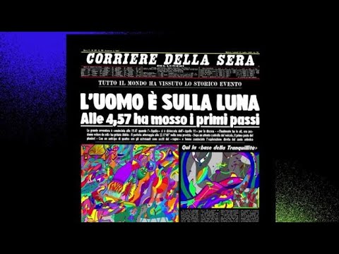 La prima pagina del «Corriere» dello sbarco sulla Luna diventa un’opera digitale