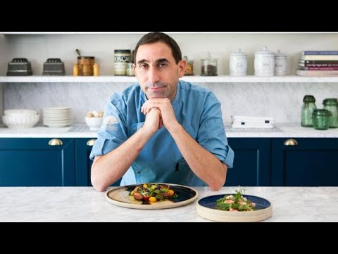 L’insalatina di pomodori e gambero di Mazara dello chef Massimiliano Blasone