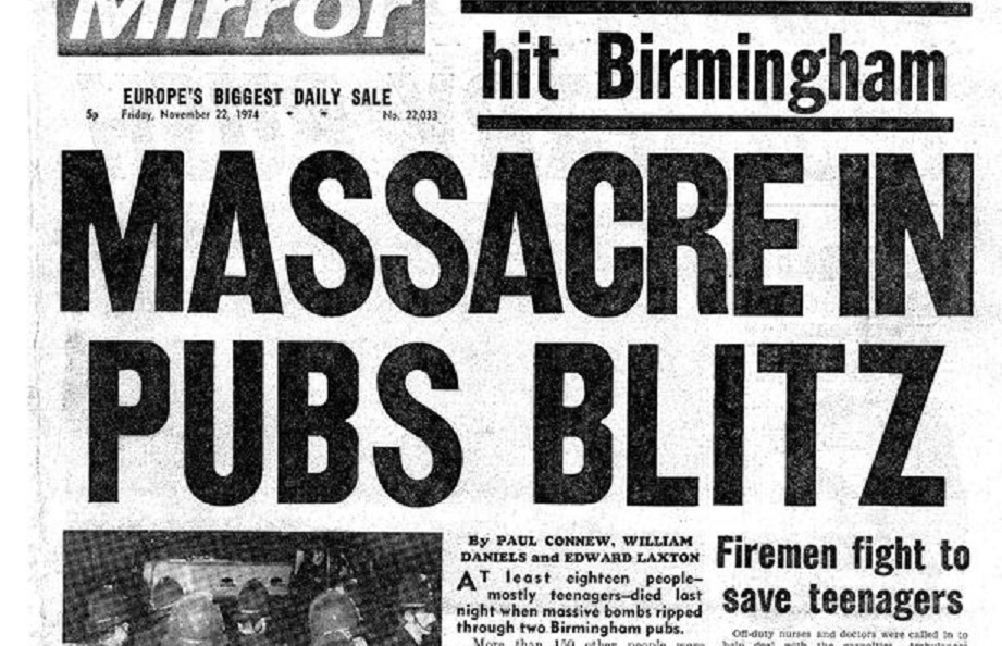 Gli attentati ai pub di Birmingham