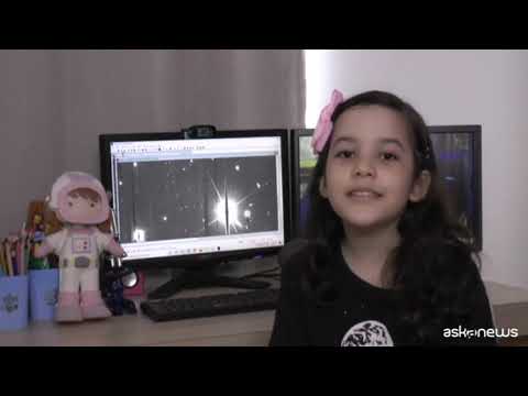 Nicole ha otto anni e va a caccia di asteroidi