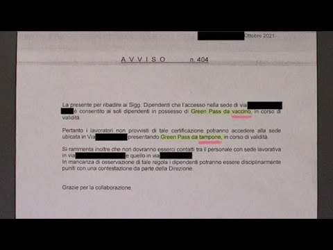 Green pass, dipendenti non vaccinati relegati in un deposito tra escrementi di animali e rottami