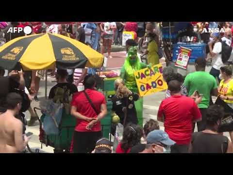 Brasile, a Rio de Janeiro proteste contro Bolsonaro
