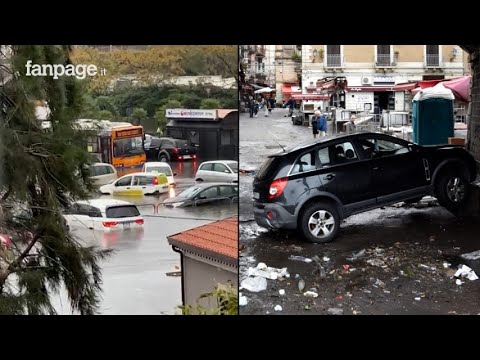 “In 3 giorni la pioggia di 6 mesi”: le immagini di Catania in ginocchio dopo il nubifragio