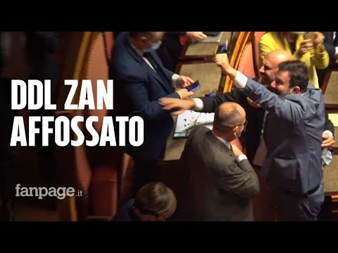 Ddl Zan affossato dal Senato, il centrodestra esulta per la tagliola a voto segreto