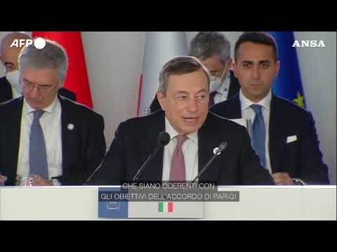 G20, Draghi: “Le decisioni di oggi avranno un impatto sul successo della Cop26”