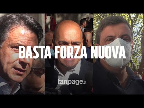 Assalto alla Cgil, Pd e Conte: “Meloni e Salvini scendano in piazza contro il fascismo”