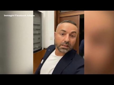 Il leader di “IoApro” Biagio Passaro durante l’assalto: «Si sfonda la Cgil»