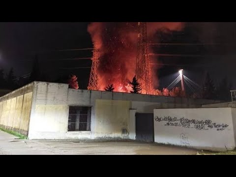 Black out a Firenze,  un incendio e poi un boato